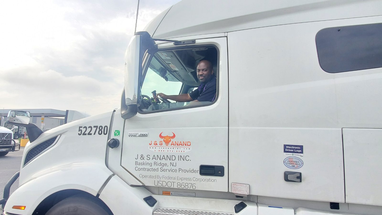 J&S Anand CDL-A driver at the wheel